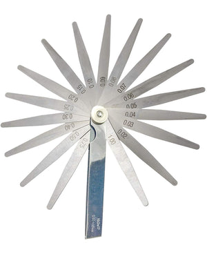 Spessimetro Calibro Spessori 17 lame 0,02mm 1,00mm Misuratore Spessori Fessure