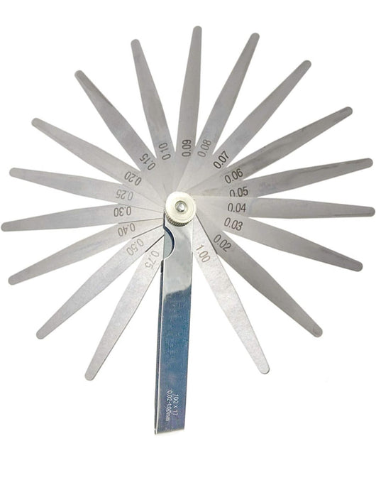 Spessimetro Calibro Spessori 17x100 lame 0,02mm 1,00mm Misuratore Spessori Fessure