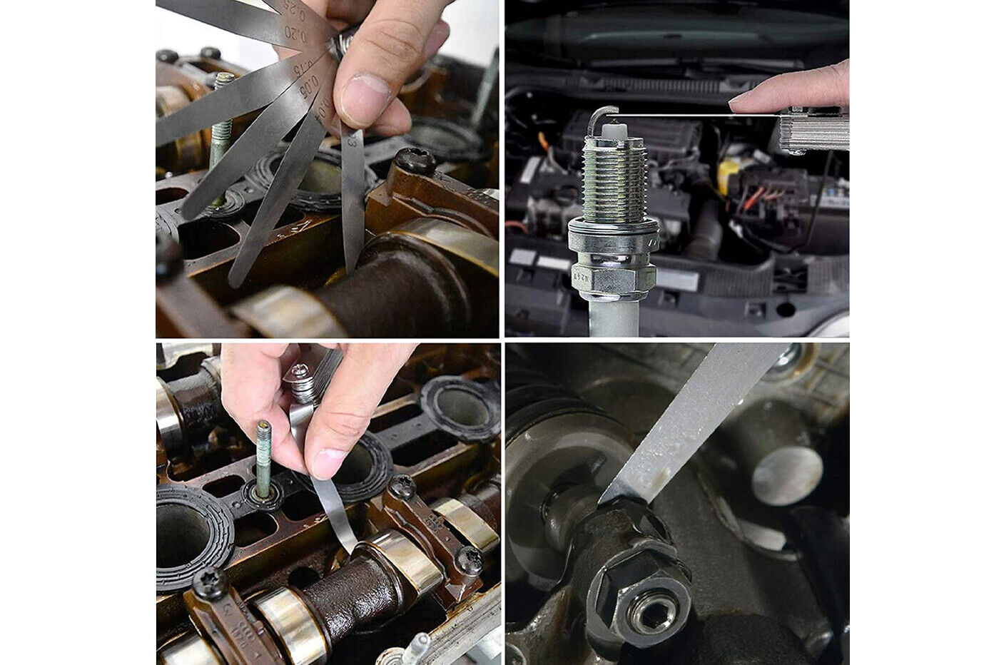 Spessimetro Calibro Spessori 32 lame 0,03mm 1,00mm Misuratore Spessori Fessure