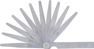 Spessimetro Valvole di Precisione 13 Lame Strumento Misura Imperiale 0,05 A 1,0