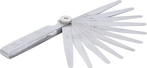 Spessimetro Valvole di Precisione 13 Lame Strumento Misura Imperiale 0,05 A 1,0