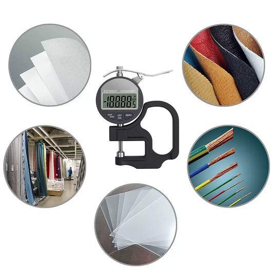 Spessimetro micrometro digitale misuratore di spessore 0-12.7mm con impugnatura