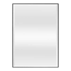 Specchio da Parete Novoli a Taglio Sfaccettato 50 x 70 cm Nero [en.casa]