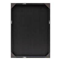 Specchio da Parete Novoli a Taglio Sfaccettato 50 x 70 cm Nero [en.casa]