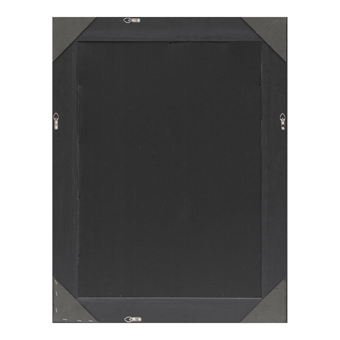 Specchio da Parete Ocre Cornice Decorativo a Nido d'Ape 104 x 74 cm Grigio Argento [en.casa]