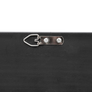 Specchio da Parete Ocre Cornice Decorativo a Nido d'Ape 114 x 64 cm Grigio Argento [en.casa]