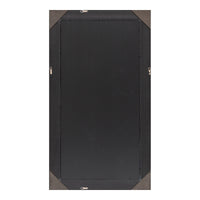 Specchio da Parete Ocre Cornice Decorativo a Nido d'Ape 114 x 64 cm Grigio Argento [en.casa]