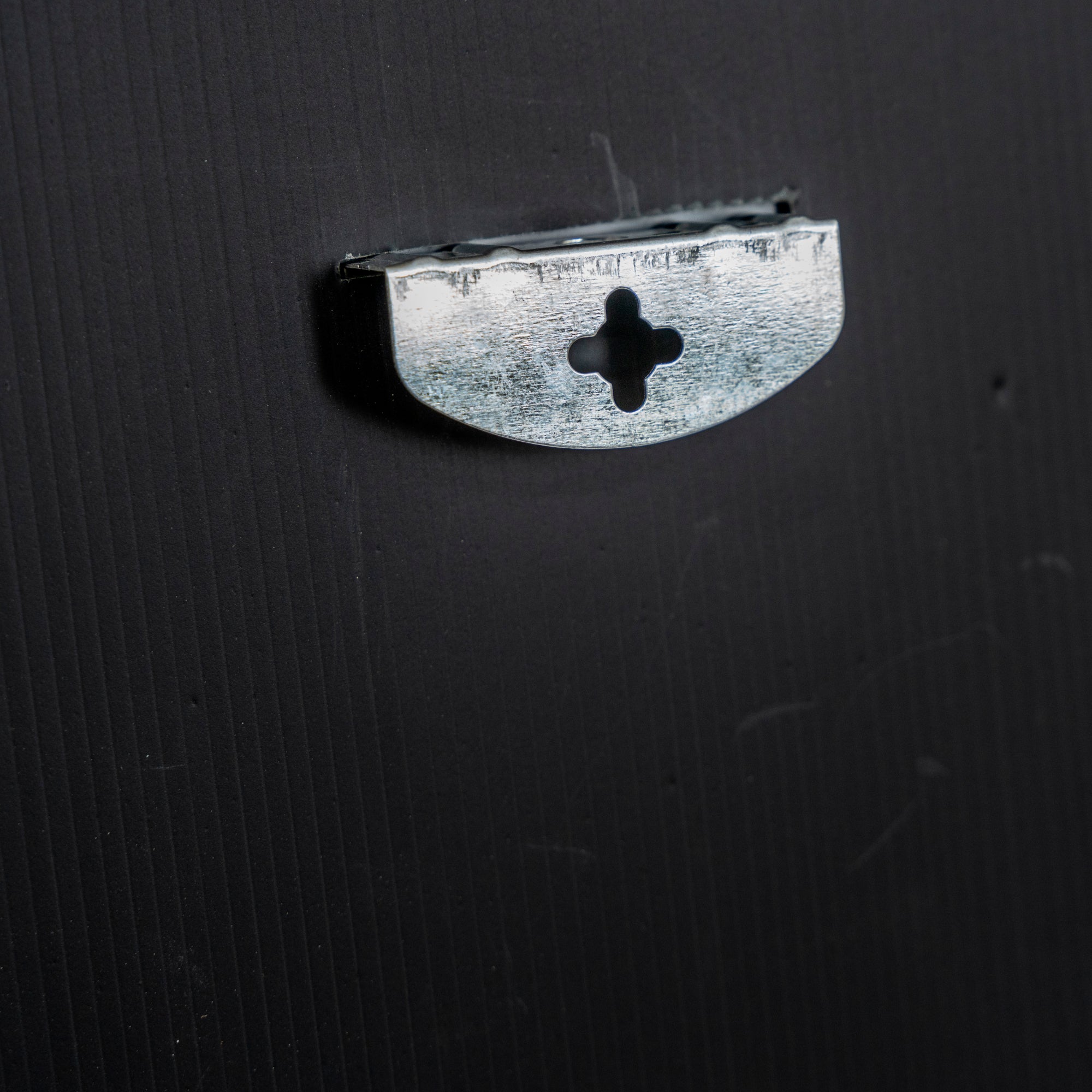 Specchio da Parete Ordona Rotondo Ø 40 cm Grigio Grafite [en.casa]