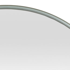 Specchio da Parete Ordona Rotondo Ø 40 cm Grigio Grafite [en.casa]