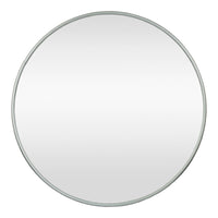 Specchio da Parete Ordona Rotondo Ø 40 cm Grigio Grafite [en.casa]