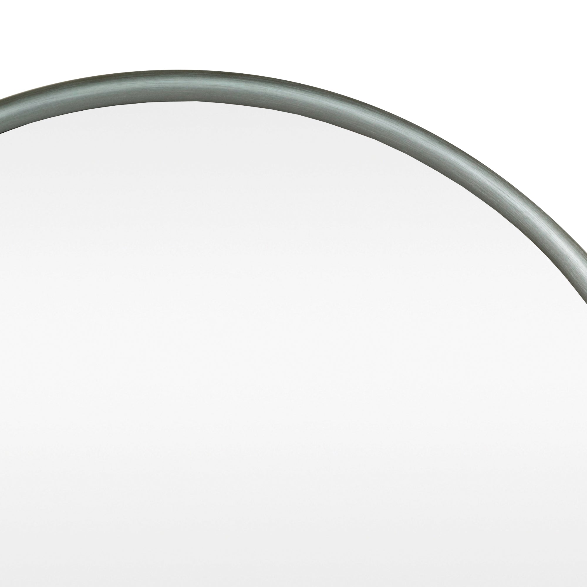 Specchio da Parete Picciano Ovale 30 x 60 cm Grigio Grafite [en.casa]