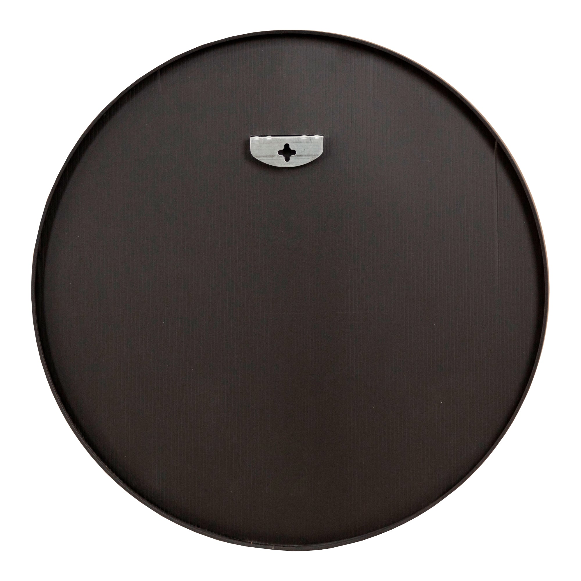 Specchio da Parete Ordona Rotondo Ø 60 cm Nero [en.casa]