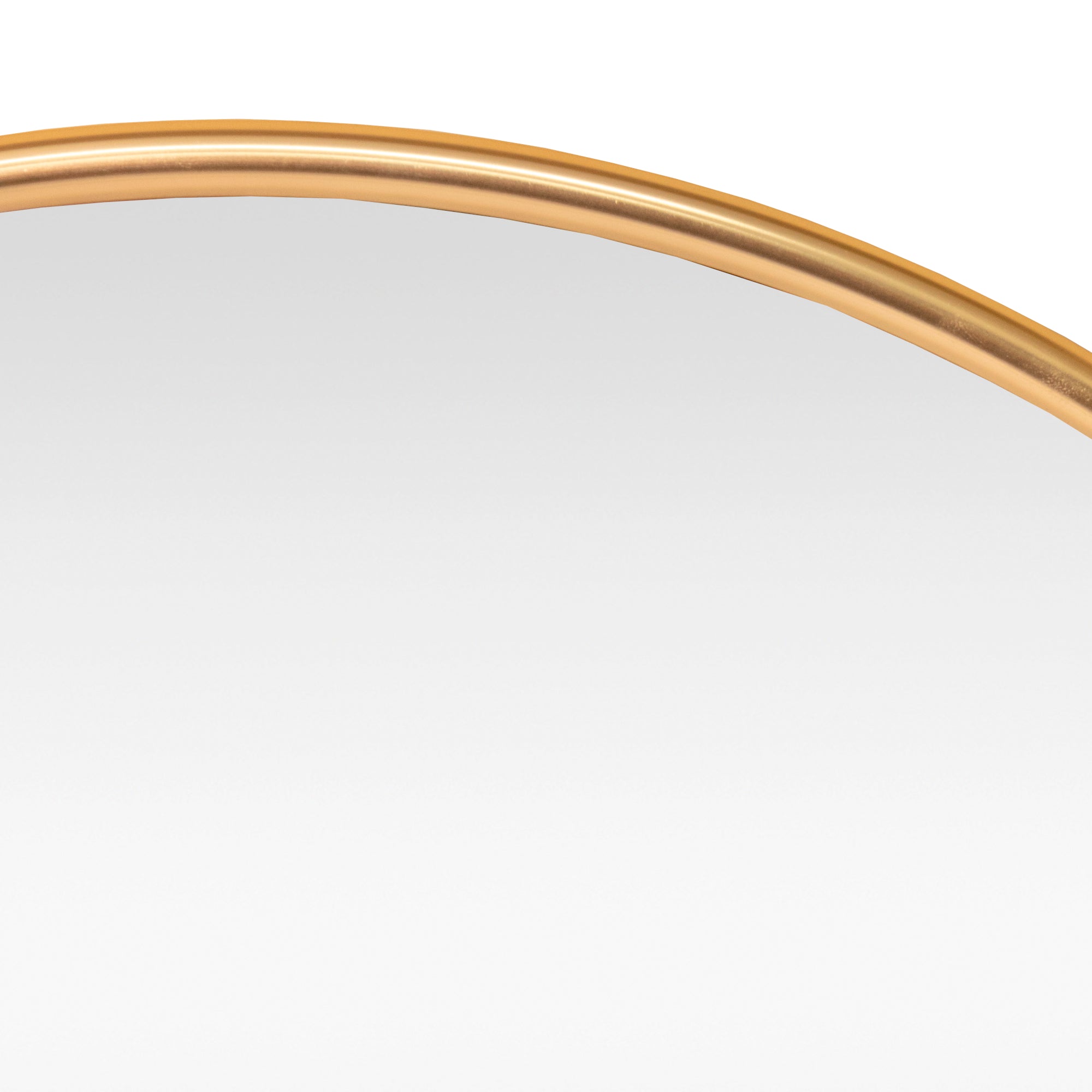 Specchio da Parete Ordona Rotondo Ø 60 cm color Oro [en.casa]