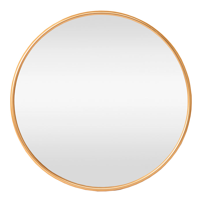 Specchio da Parete Ordona Rotondo Ø 60 cm color Oro [en.casa]