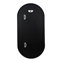 Specchio da Parete Picciano Ovale 30 x 60 cm Champagne Argento [en.casa]