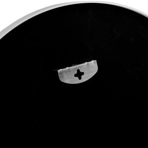 Specchio da Parete Ordona Rotondo Ø 50 cm Bianco opaco [en.casa]