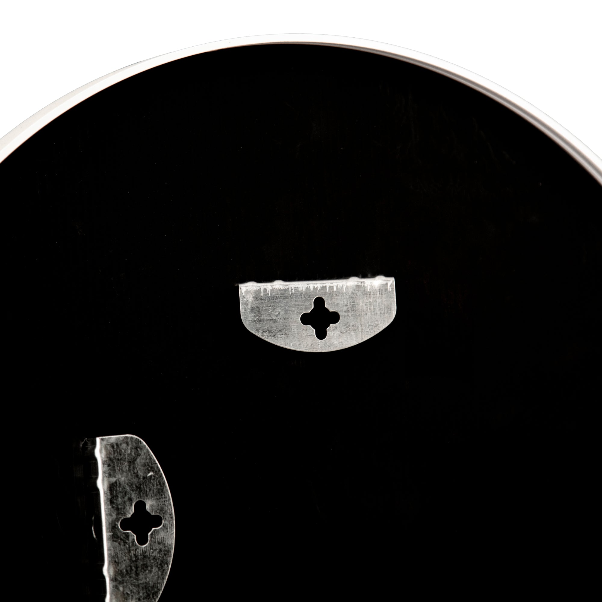 Specchio da Parete Picciano Ovale 40 x 80 cm Bianco opaco [en.casa]