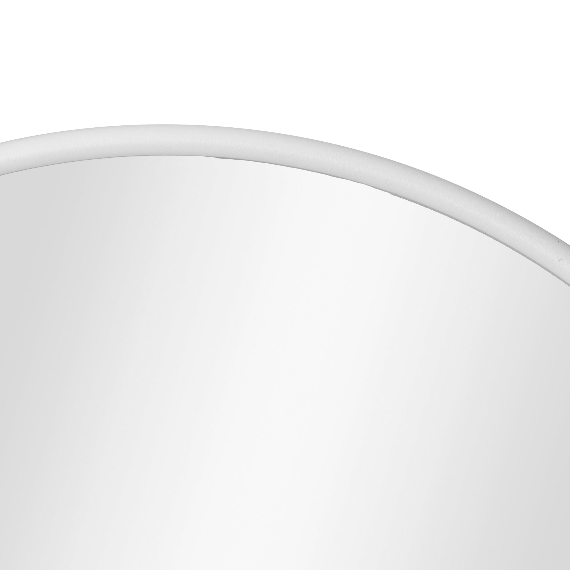 Specchio da Parete Picciano Ovale 40 x 80 cm Bianco opaco [en.casa]