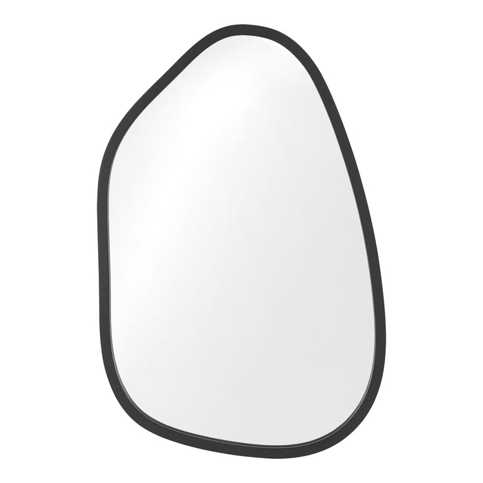 Specchio da Parete Filiano 80 x 58 cm Cornice Irregolare - Nero [en.casa]