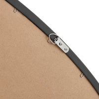 Specchio da Parete 'Galatone' Forma Irregolare (AxL) 64 x 60 cm Specchio con Cornice Asimmetrica - Nero opaco [en.casa]