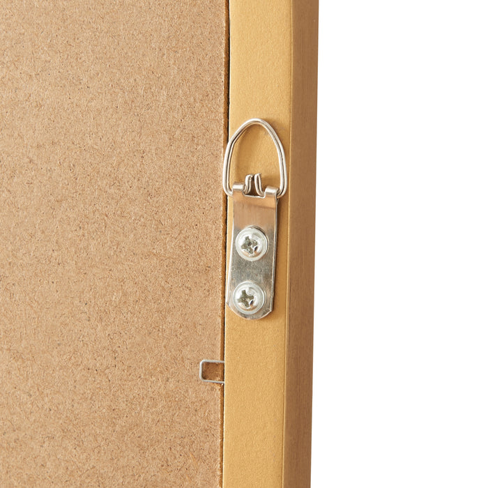 Specchio da Parete Villalago Forma Arcuata 80 x 60 cm color Oro [en.casa]