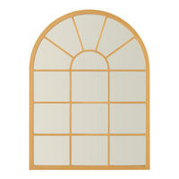 Specchio da Parete Villalago Forma Arcuata 80 x 60 cm color Oro [en.casa]
