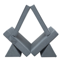 Divano Componibile per Bambini Norhulta Set Modulare Imbottito 120x66x46 cm Velluto a Coste Grigio [en.casa]