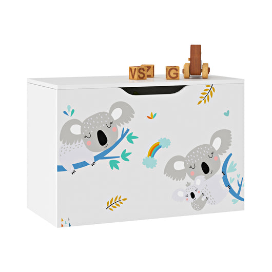 Baule 'Oleiros' per Giocattoli Cassapanca per Cameretta - Decorazione Koala [en.casa]