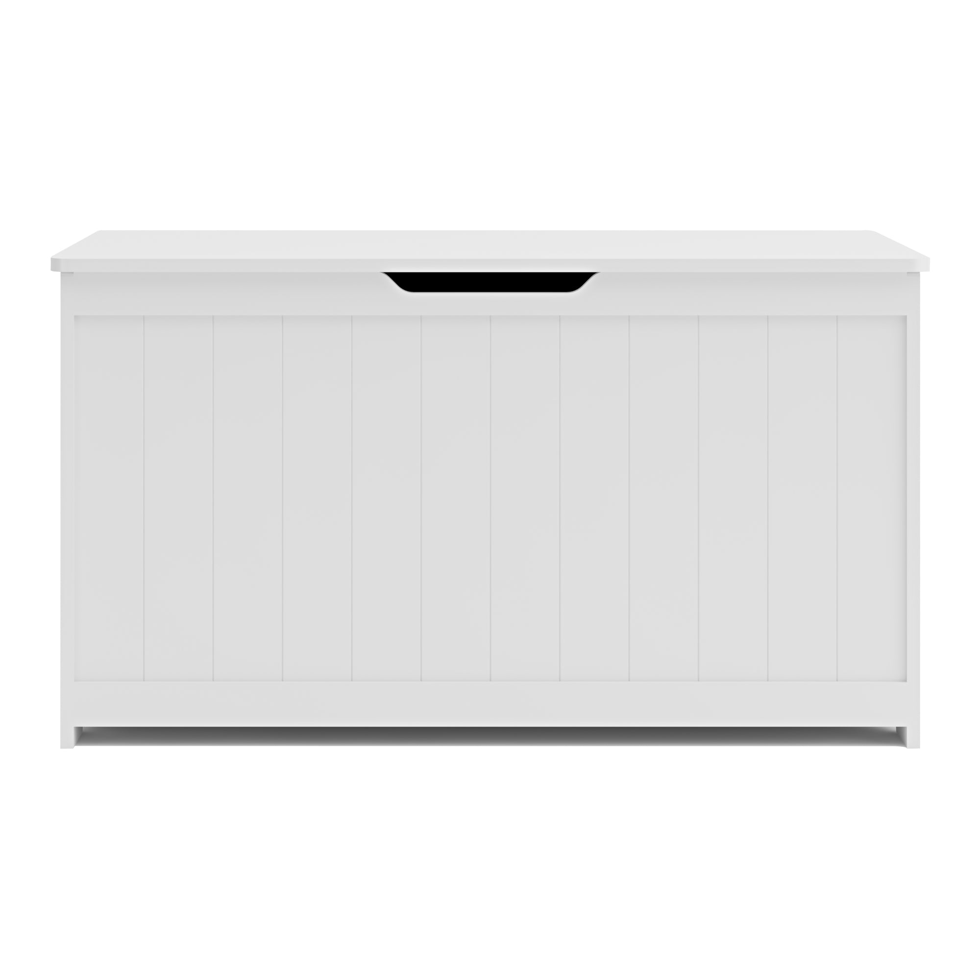 Baule Podek per Giocattoli Cassapanca per Soggiorno Corridoio - Bianco [en.casa]