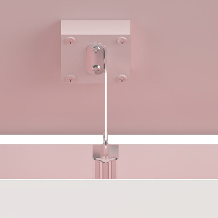 Mobile Contenitore Vestnes Portagiocattoli per Cameretta con Vano Chiuso e Aperto - Rosa/Bianco [en.casa]