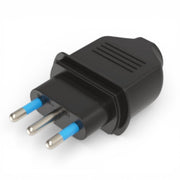 Spina Elettrica Impermeabile IP44 10A 250V Maschio 2P+T per Uso Esterno e Prolunghe 34160