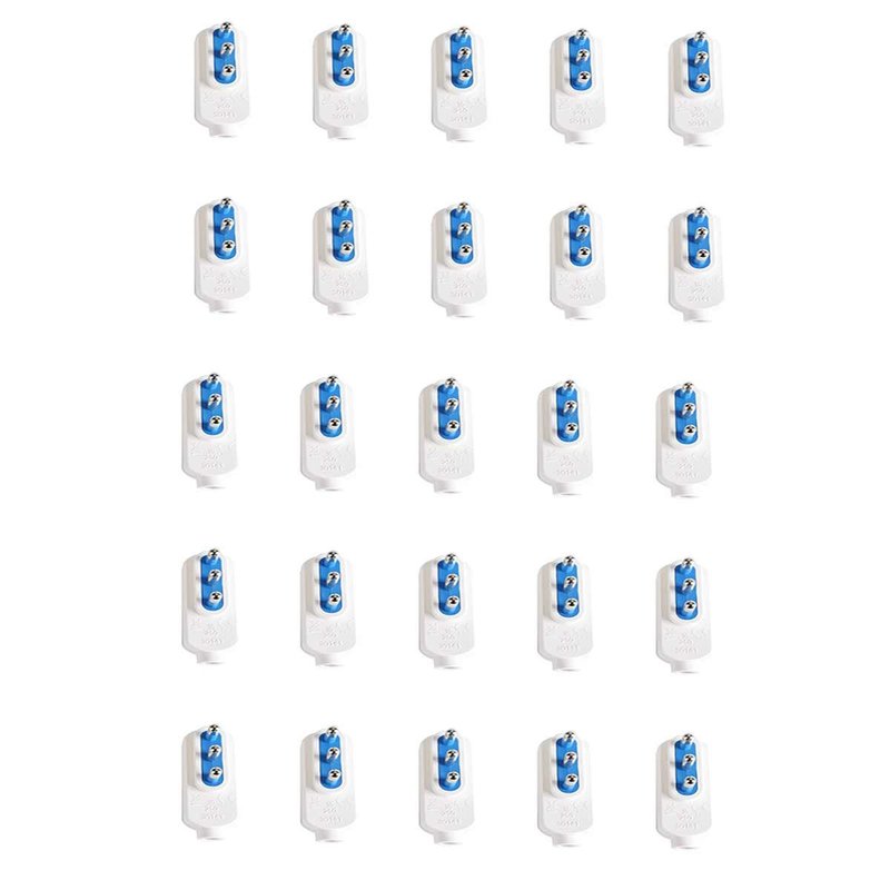 Spina Elettrica Salvaspazio Laterale 2P+T 16A 25V Max 1500W Bianco