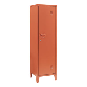 Armadio da Ufficio Kurikka Acciaio Rosso Mattone [en.casa]