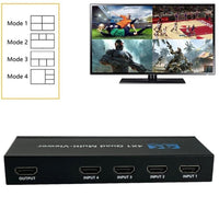Splitter HDMI 4K Ultra HD switch sdoppiatore 4 porte TV console telecomando QZQF
