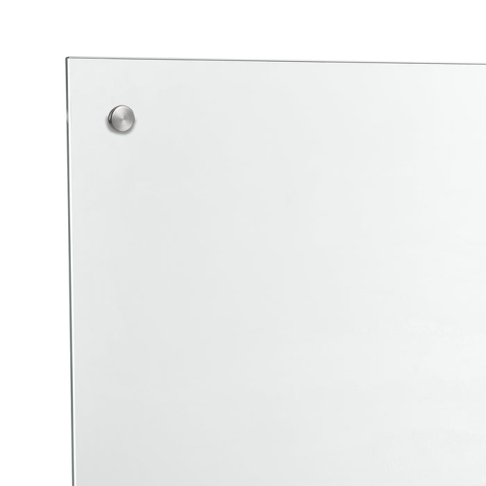 Paraschizzi in Vetro Temperato 90 x 50 cm Trasparente [neu.haus]