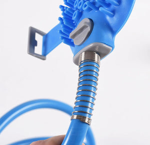 Spruzzatore Doccia 2in1 per Cani e Gatti con Spazzola Massaggiante e Tubo