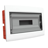 Gewiss centralini da incasso serie 40 cdi con porta fumé trasparente ip40 *** numero posti 18 moduli, confezione 1