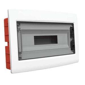 Gewiss centralini da incasso serie 40 cdi con porta fumé trasparente ip40 *** numero posti 18 moduli, confezione 1