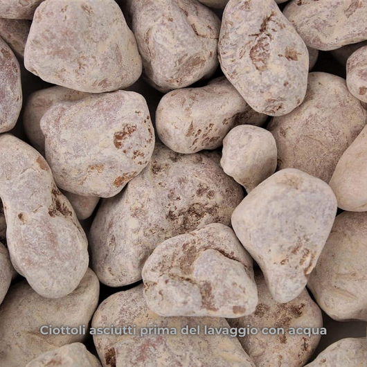 Ciottoli rosso verona eleganti per decorazioni esterne *** misura 25/40, formato 25 kg, confezione 1