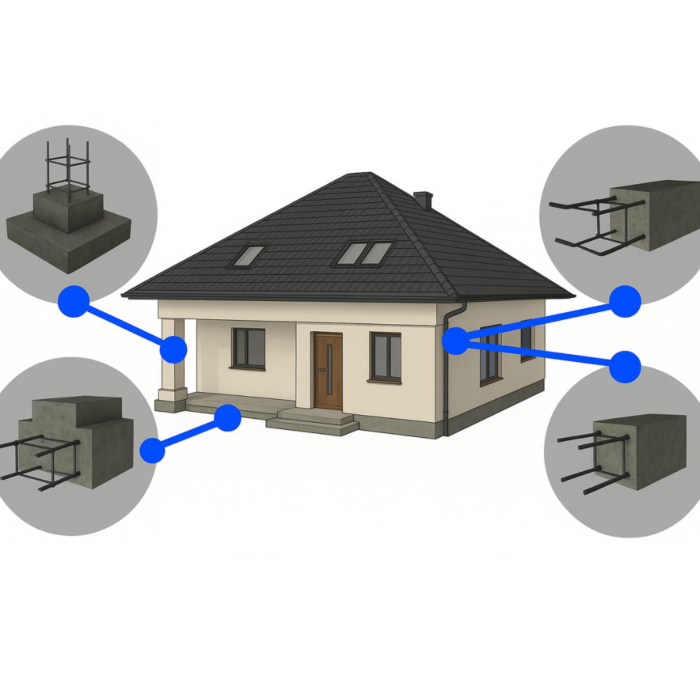 Staffe armatura ferro 20x25 cm strutture cemento disponibili diverse quantità *** pezzi 200, confezione 1
