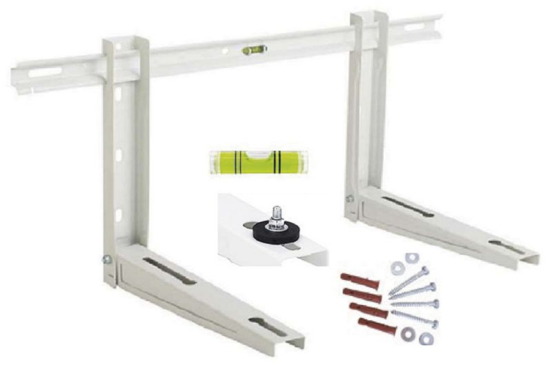 Staffe mensole supporti 42X35X80 cm. 100 KG climatizzatore MONO DUAL condizionatore