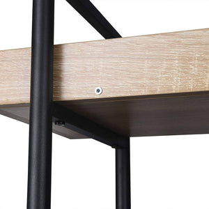 Scaffale freestanding con 5 ripiani 91×25,5×173 cm rovere chiaro 19_0000144