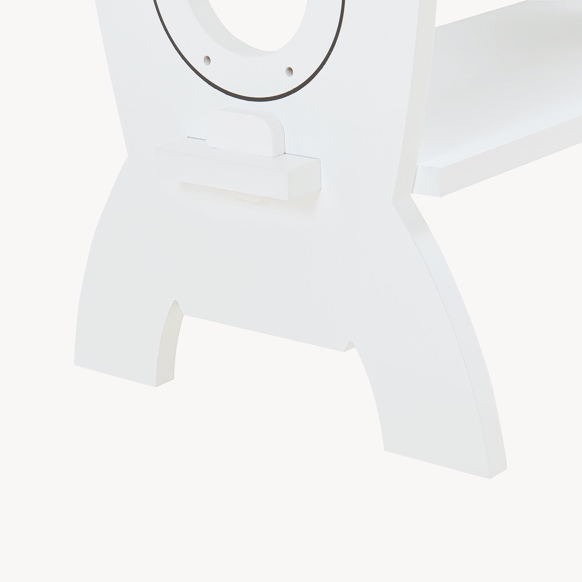 Scaffale Tårnby per Cameretta Libreria Bassa a 3 Ripiani 70x55x25 cm Design Razzo - Bianco [en.casa]