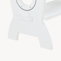 Scaffale Tårnby per Cameretta Libreria Bassa a 3 Ripiani 70x55x25 cm Design Razzo - Bianco [en.casa]