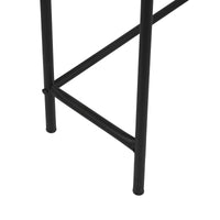 Sovrastruttura 'Nordborg' per Lavatrice Scaffale Salvaspazio - Metallo, Nero [en.casa]