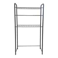 Sovrastruttura 'Nordborg' per Lavatrice Scaffale Salvaspazio - Metallo, Nero [en.casa]