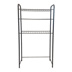 Sovrastruttura 'Nordborg' per Lavatrice Scaffale Salvaspazio - Metallo, Nero [en.casa]