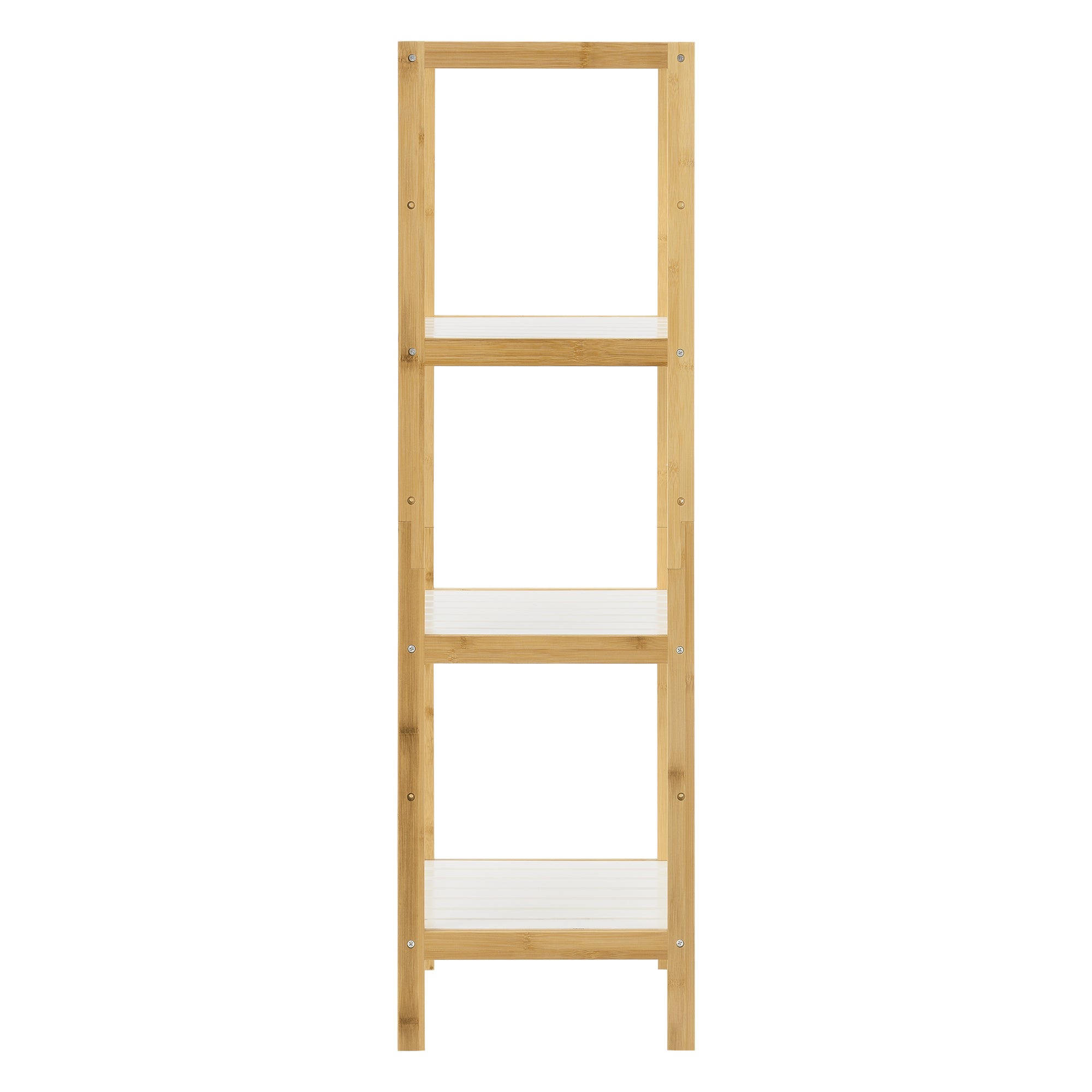 Scaffale Balsfjord in Bambù con 4 Ripiani in MDF [en.casa]