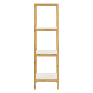 Scaffale Balsfjord in Bambù con 4 Ripiani in MDF [en.casa]