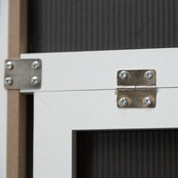 Specchio da Terra 'Giovinazzo' a Figura Intera 150 x 35 cm Cornice in MDF - Bianco [en.casa]